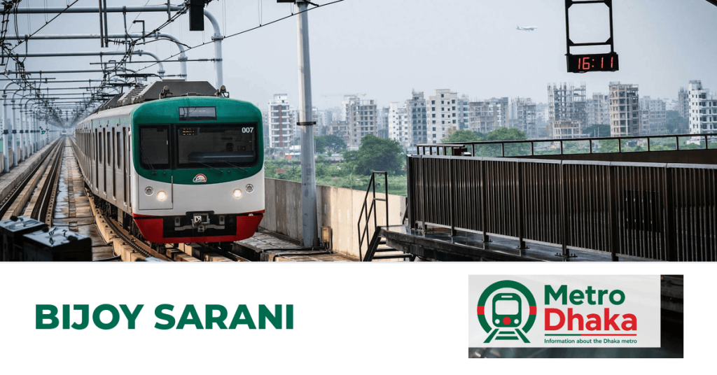 Bijoy Sarani station — MRT Line 6 Dhaka Metro