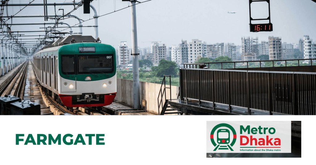 Farmgate station — MRT Line 6 Dhaka Metro
