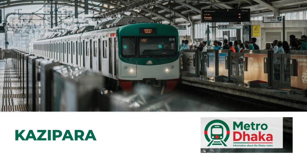 Kazipara station — MRT Line 6 Dhaka Metro